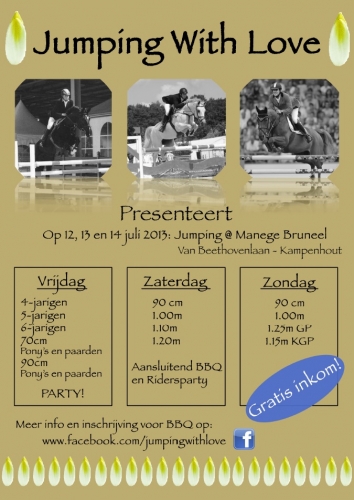 Dit weekend staat Jumping With Love en Hulsterlo op de kalender